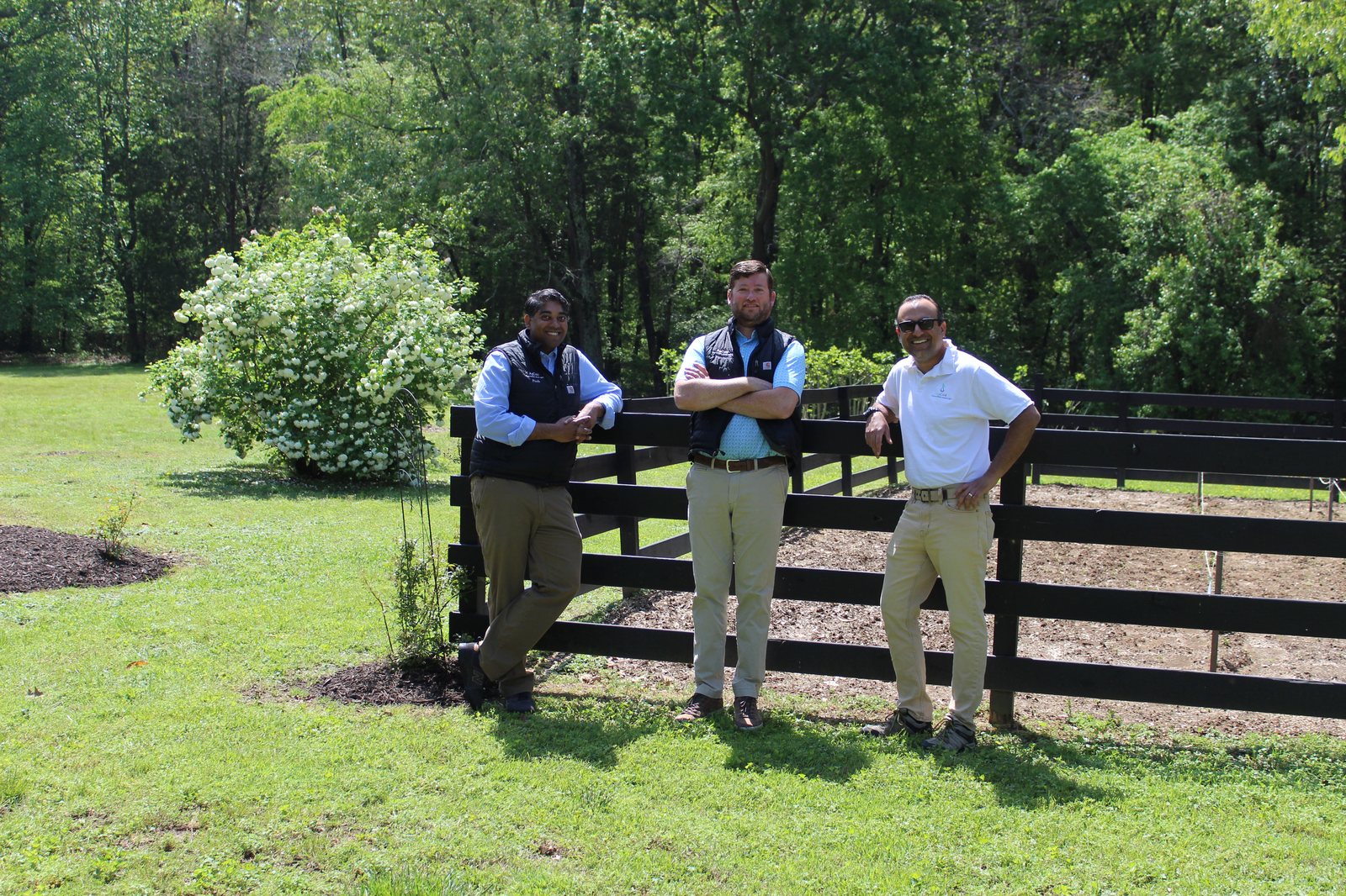 1850 Investments team walking a property